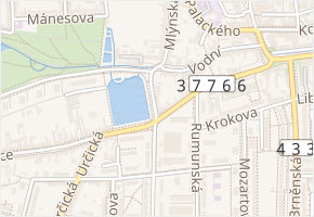Na hrázi v obci Prostějov - mapa ulice