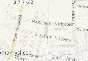 Růžová v obci Prostějov - mapa ulice
