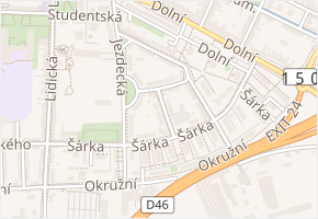 Spitznerova v obci Prostějov - mapa ulice