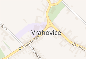 Střížova v obci Prostějov - mapa ulice