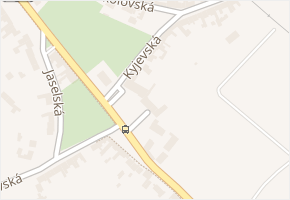 Trpinky v obci Prostějov - mapa ulice