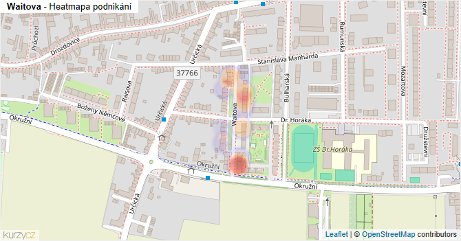 Waitova - mapa podnikání