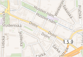 Za Dolní v obci Prostějov - mapa ulice
