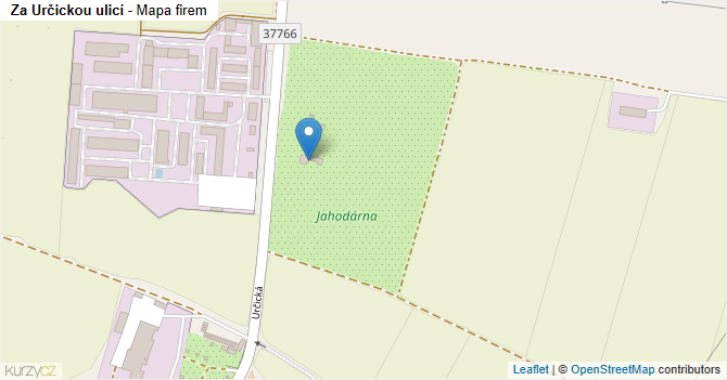 Za Určickou ulicí - mapa firem