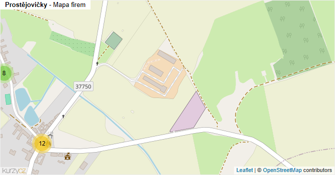 Prostějovičky - mapa firem