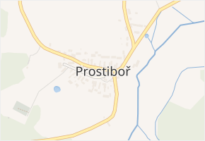 Prostiboř v obci Prostiboř - mapa části obce