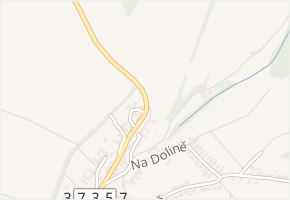 J. M. Veselého v obci Protivanov - mapa ulice