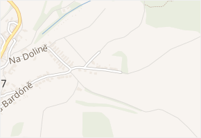 Na Bařině v obci Protivanov - mapa ulice