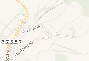 Na Křivdě v obci Protivanov - mapa ulice