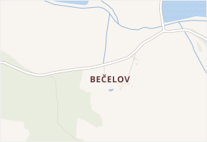 Bečelov v obci Protivín - mapa ulice