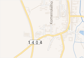 Fűgnerova v obci Protivín - mapa ulice