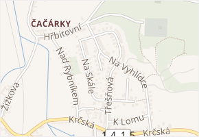 Šípková v obci Protivín - mapa ulice
