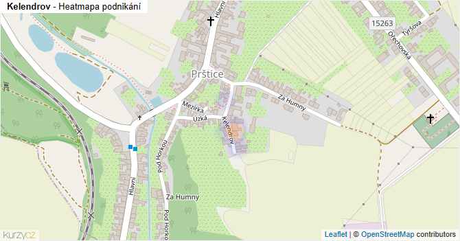 Kelendrov - mapa podnikání