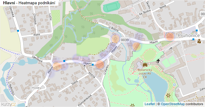 Hlavní - mapa podnikání