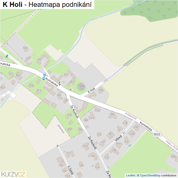 Mapa K Holi - Firmy v ulici.