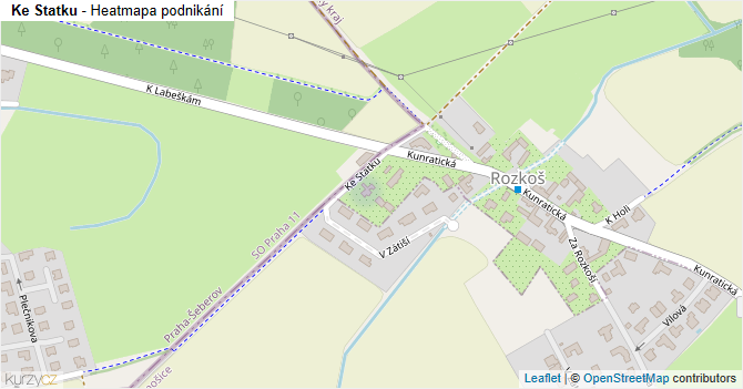 Ke Statku - mapa podnikání