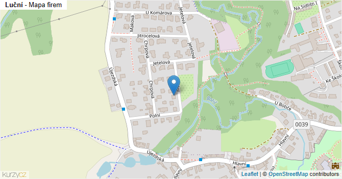 Luční - mapa firem