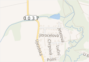 Maková v obci Průhonice - mapa ulice