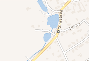 Za rybníčkem v obci Průhonice - mapa ulice