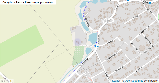 Za rybníčkem - mapa podnikání