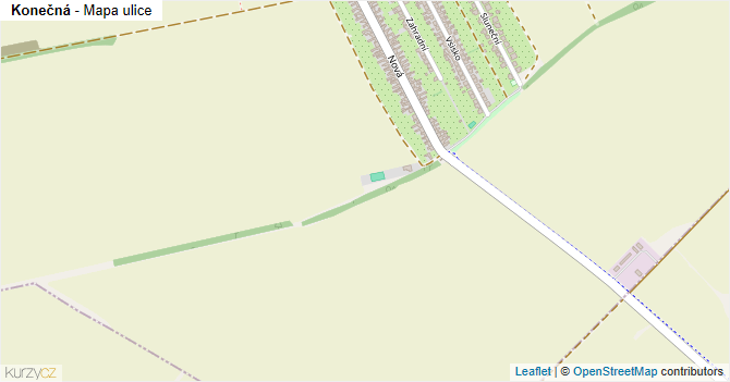 Konečná - mapa ulice