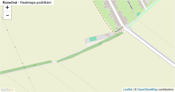 Konečná - mapa podnikání