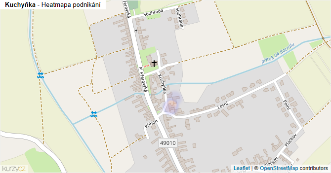 Kuchyňka - mapa podnikání