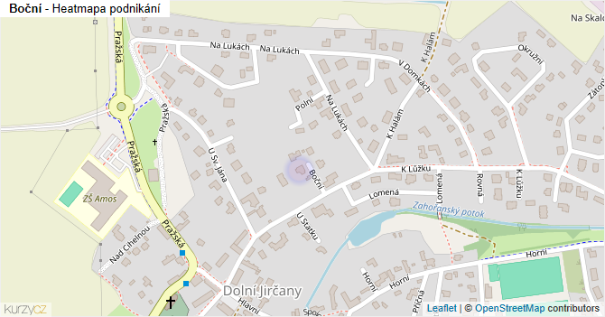 Boční - mapa podnikání