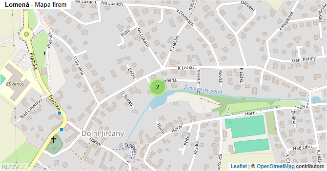 Lomená - mapa firem