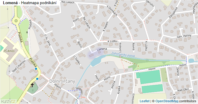 Lomená - mapa podnikání