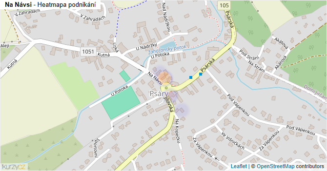 Na Návsi - mapa podnikání