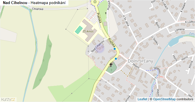 Nad Cihelnou - mapa podnikání