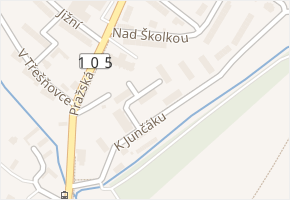 Sídl. Štědřík v obci Psáry - mapa ulice