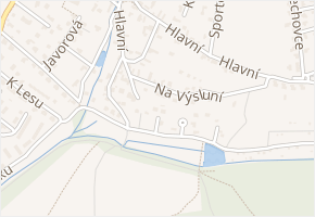 V Dolcích v obci Psáry - mapa ulice