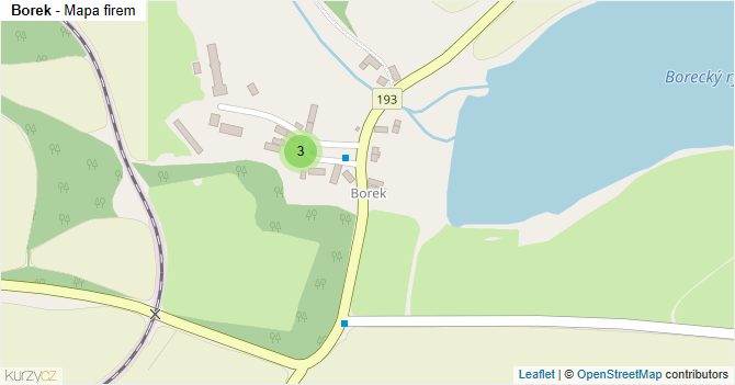 Borek - mapa firem
