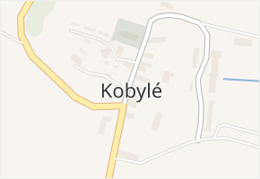 Kobylé v obci Pšov - mapa části obce
