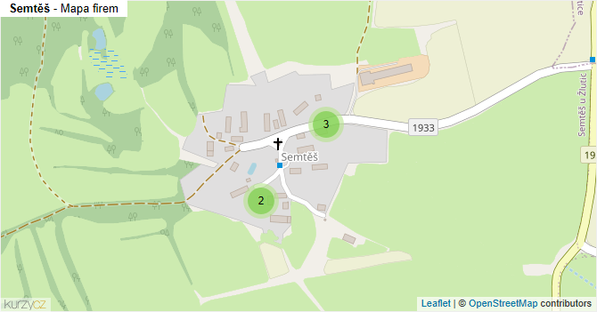 Semtěš - mapa firem
