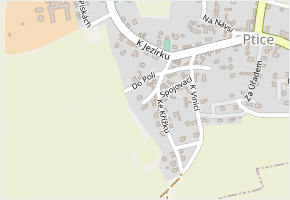 Do Čížovky v obci Ptice - mapa ulice