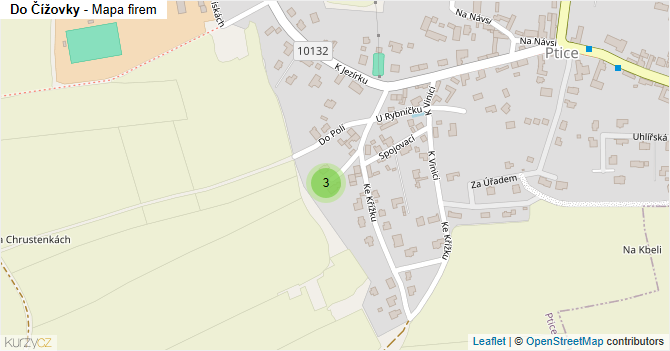 Do Čížovky - mapa firem