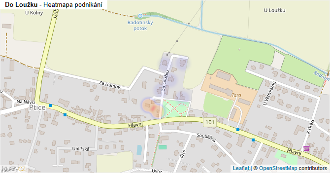 Do Loužku - mapa podnikání