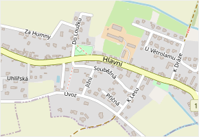 Hlavní v obci Ptice - mapa ulice
