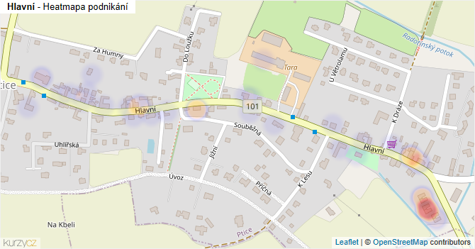 Hlavní - mapa podnikání