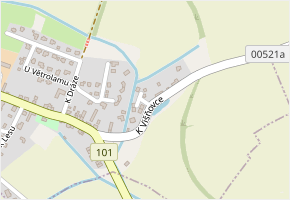 K Višňovce v obci Ptice - mapa ulice