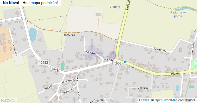 Na Návsi - mapa podnikání