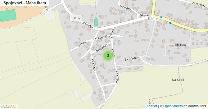 Spojovací - mapa firem