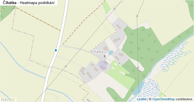 Čihátka - mapa podnikání
