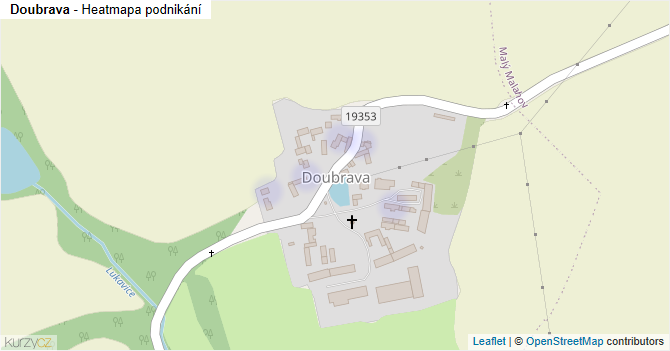 Doubrava - mapa podnikání