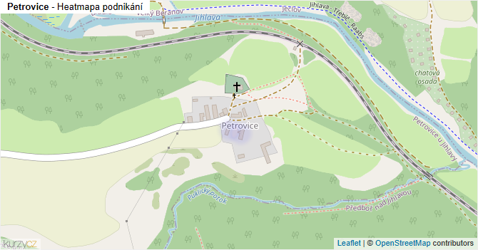 Petrovice - mapa podnikání