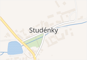 Studénky v obci Puklice - mapa části obce