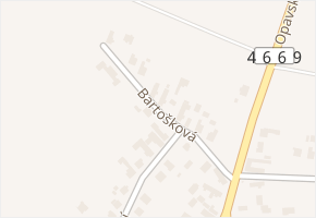 Bartošková v obci Pustá Polom - mapa ulice
